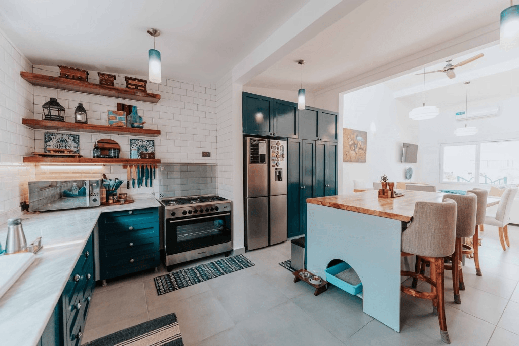 Spotless, empty modern kitchen ready for new occupants